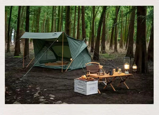 Naturehike Extend 4.8 Cotton Eaves Tower Tent - Green