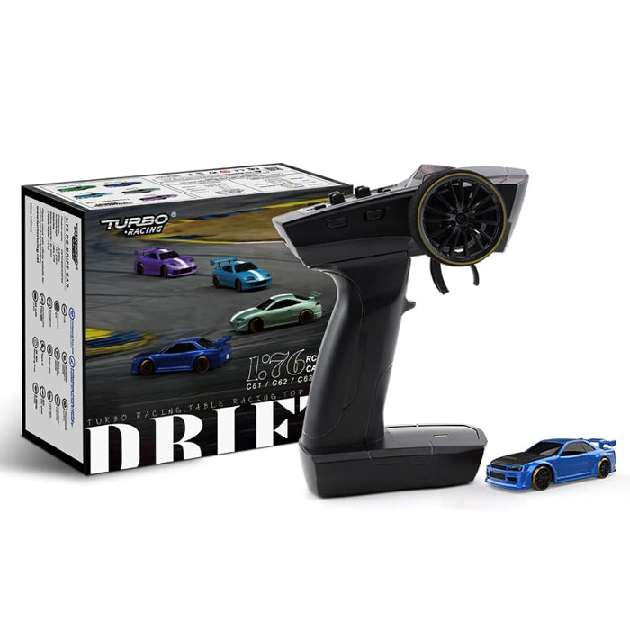 Turbo Racing 1/76 Drift RC Car With Gyro Radio Full Astore