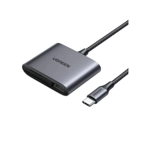 UGREEN USB-C to SD/TF + USB 2.0 Memory Card Reader