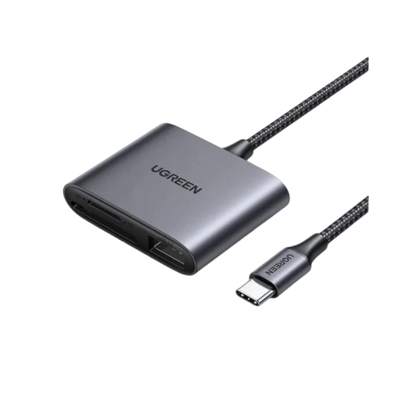 UGREEN USB-C to SD/TF + USB 2.0 Memory Card Reader