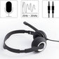 Hama HS-P150 PC Office Headset 3.5 mm - Black