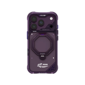 SKINARMA IPHONE 18 PRO MAX 6.9"SATURN ROTATING KICK-STAND- عنابي