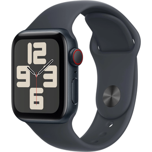 Apple Watch SE GPS + Cellular 40mm Midnight Aluminium Case with Midnight Sport Band - M/L