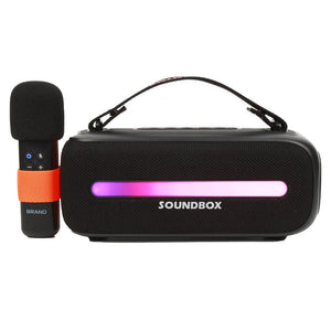 Porodo Soundtec Gala Portable Speaker & Mic - Black