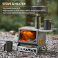 Naturehike Ice Field Ranger Desktop Firewood Stove - Silver