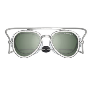 Speedo Sunny G Mariner Swim Goggles - Aviator Series - Mirror Silver