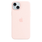 Apple iPhone 15 Plus Silicone Case with MagSafe - Light Pink