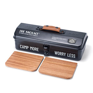 Metal Portable Outdoor Camp Box - Black