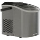 Porodo Lifestyle Instant Bullet Ice Maker with Transparent Lid-Silver