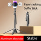 Porodo Selfie Stick With 360° AI Tracking - Black