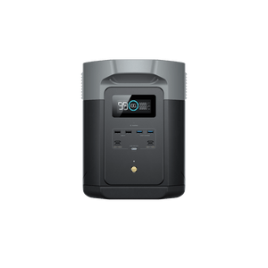 محطة الطاقة المحمولة EcoFlow DELTA 2 Max (2048 واط ساعة / 2400 واط) مع زيادة طاقة 4800 واط