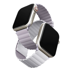 Uniq Revix Reversible Magnetic Apple Watch Strap 41/40/38mm - Lilac (Lilac/White)