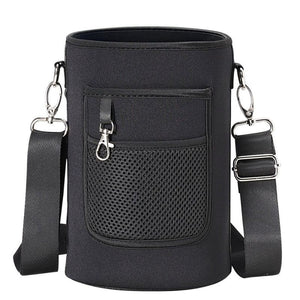 Buzio Water Bottle Holder Carrying Pouch for 2.5L - Black