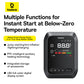 Baseus Super Energy Series 4-in-1 Car Jump Starter 1200A Cluster Black