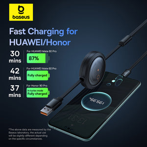 Baseus Free2Draw Retractable Crystal Fast Charging Data Cable USB-A to M+L+C 100W 1.1m Cluster Black