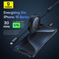 Baseus Free2Draw Retractable Crystal Fast Charging Data Cable Type-C to M+L+C 100W 1.1m Cluster Black