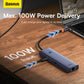 Baseus UltraJoy Series 7-Port HUB Docking Station Space Grey（Type-C to HDMI4K@60Hz*1+USB3.0*2+PD*1+RJ45*1+SD/TF3.0*1）