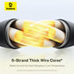 Baseus Silky One-for-Three Fast Charging Cable USB-C to M+L+C 100W 1.5m Cosmic Black