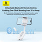 Baseus TechShot Series Dual-Support Phone Selfie Stick Moon White