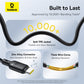 Baseus Silky One-for-Three Fast Charging Cable USB-C to M+L+C 100W 1.5m Cosmic Black