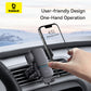 Baseus Wisdom Series Auto Alignment Car Mount Wireless Charger（QI 15W)（Suction Cup Version) Cluster Black