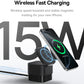 Baseus MagPro 2-in-1 Magnetic Wireless Charger 25W Cosmic Black (Includes: MagPro Magnetic Wireless Charger for E-Watch 2.5W Cosmic Black)