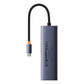 Baseus UltraJoy Series 7-Port HUB Docking Station Space Grey（Type-C to HDMI4K@60Hz*1+USB3.0*2+PD*1+RJ45*1+SD/TF3.0*1）