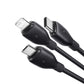 Baseus Ultra-Fast One-for-Three Fast Charging Cable USB-A to M+L+C 3.5A 1.3m Cosmic Black