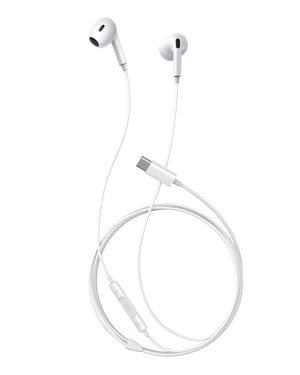 Baseus Encok CZ17 Semi-In-Ear Wired Earphones Moon White