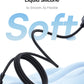 Baseus PicoGo Magnetic Liquid Silicone Fast Charging Cable USB-C to USB-C 240W 1m Cosmic Black