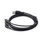 Baseus Ultra-Fast One-for-Three Fast Charging Cable USB-A to M+L+C 3.5A 1.3m Cosmic Black