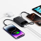 Baseus EnerFill FC31 Qpow 3 Digital Display Power Bank with USB-C+Lightning Cables 20000mAh 45W Cosmic Black