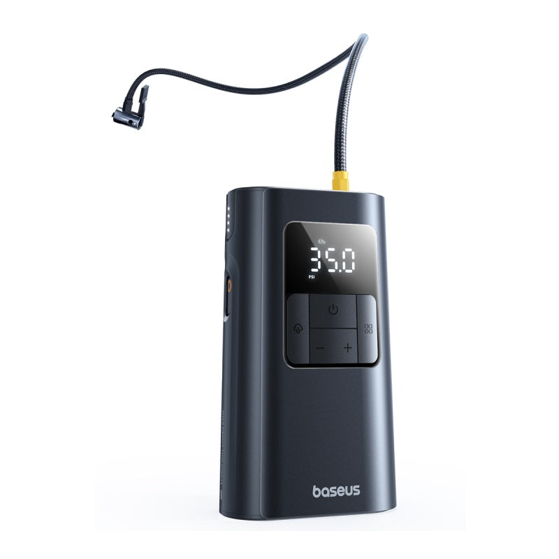 بيسوس منفاخ إطارات ٢ في ١ سلكي ولاسلكي PrimeTrip VA1 – أسود