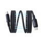 Baseus PicoGo Magnetic Liquid Silicone Fast Charging Cable USB-C to USB-C 240W 1m Cosmic Black