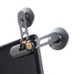 Baseus T-Space Series Folding Metal Car Mount Magnetic Phone Holder Frost Silver