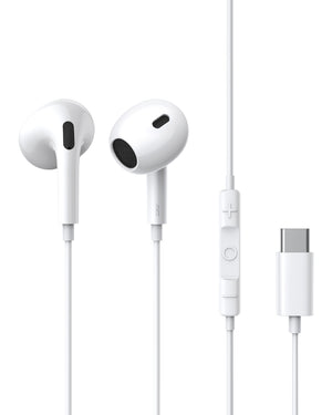 Baseus Encok CZ17 Semi-In-Ear Wired Earphones Moon White