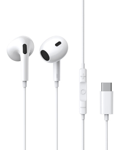 Baseus Encok CZ17 Semi-In-Ear Wired Earphones Moon White