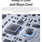 Baseus MagPro II Series Ultra-Thin Magnetic Phone Cooler (with Wireless Charger) Cosmic Black