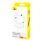 Baseus Encok CZ17 Semi-In-Ear Wired Earphones Moon White