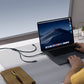 Baseus Silky One-for-Three Fast Charging Cable USB-C to M+L+C 100W 1.5m Cosmic Black