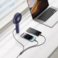 Baseus Ultra-Fast One-for-Three Fast Charging Cable USB-A to M+L+C 3.5A 1.3m Cosmic Black