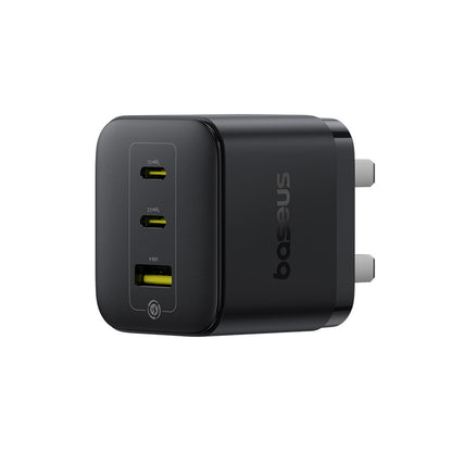 Baseus Palm 65W 2C+U Fast Charger – Black (UK)