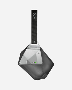 الومو كفر للايربودز برو ٣ مقاوم للصدمات بتصميم هندسي - رمادي شفاف
