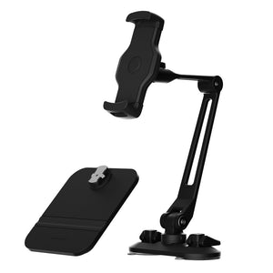 Powerology Quick-Release Multi-Mounting Phone & Tablet Holder Suction & Desk Base - Black