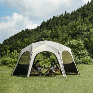 Naturehike Cloud Boundar Quick Opening Canopy 462x400x224 - Hexagonal - Quicksand Gold