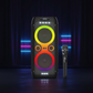 LZEL Aquilasonus A500 Karaoke BT Speaker LED Display 80W High-Power 6000mAh with Mic