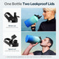 Buzio Duet Series Water Bottle with 2 Lids and Sleeve 1.9L - Caribbean Blue