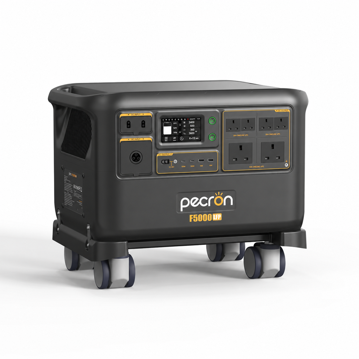 محطة الطاقة المحمولة PECRON F5000LFP بسعة 5120 واط ساعة / 7200 واط