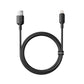 Baseus Silky 1m USB-A to Lightning Fast Charging Cable – Black