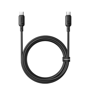Baseus Silky Series Fast Charging Cable Type-C to Type-C 100W 2m Cluster Black